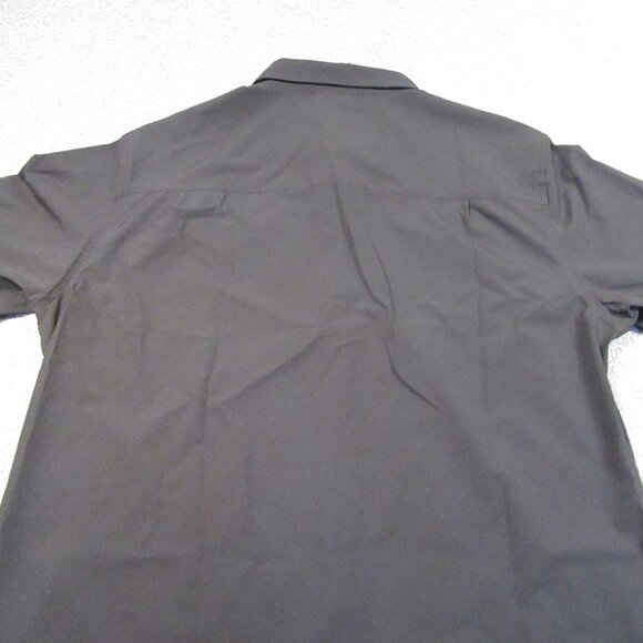 Gerry Men's XL Black Button Down Hiking Shirt Front Zip Pocket Lightweight - Picture 10 of 12